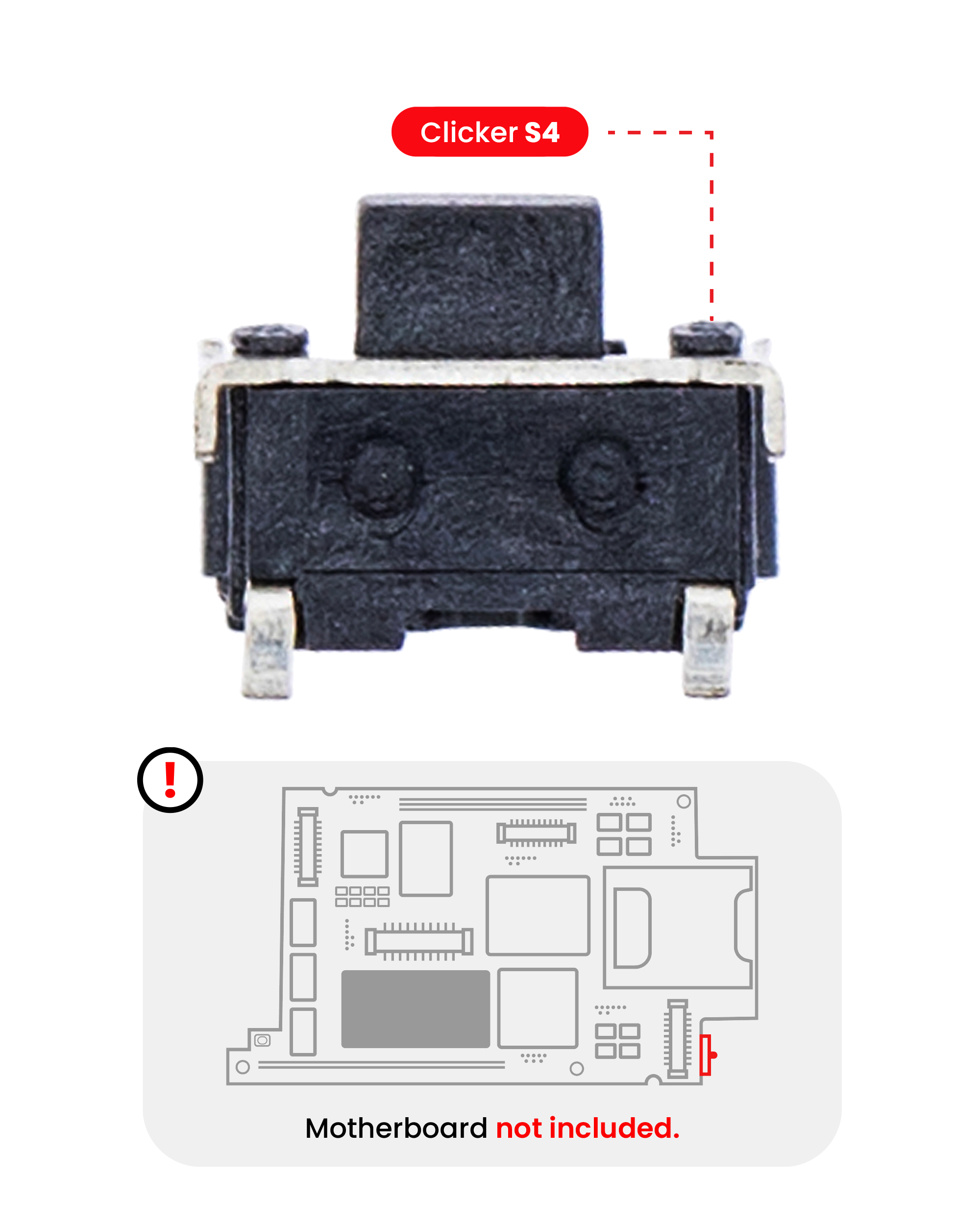Clicker S4 – Precise Switch for Hard Button Clickers